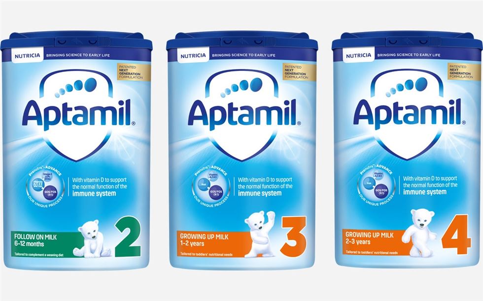 Marca Aptamil da Danone lança novas fórmulas infantis ...